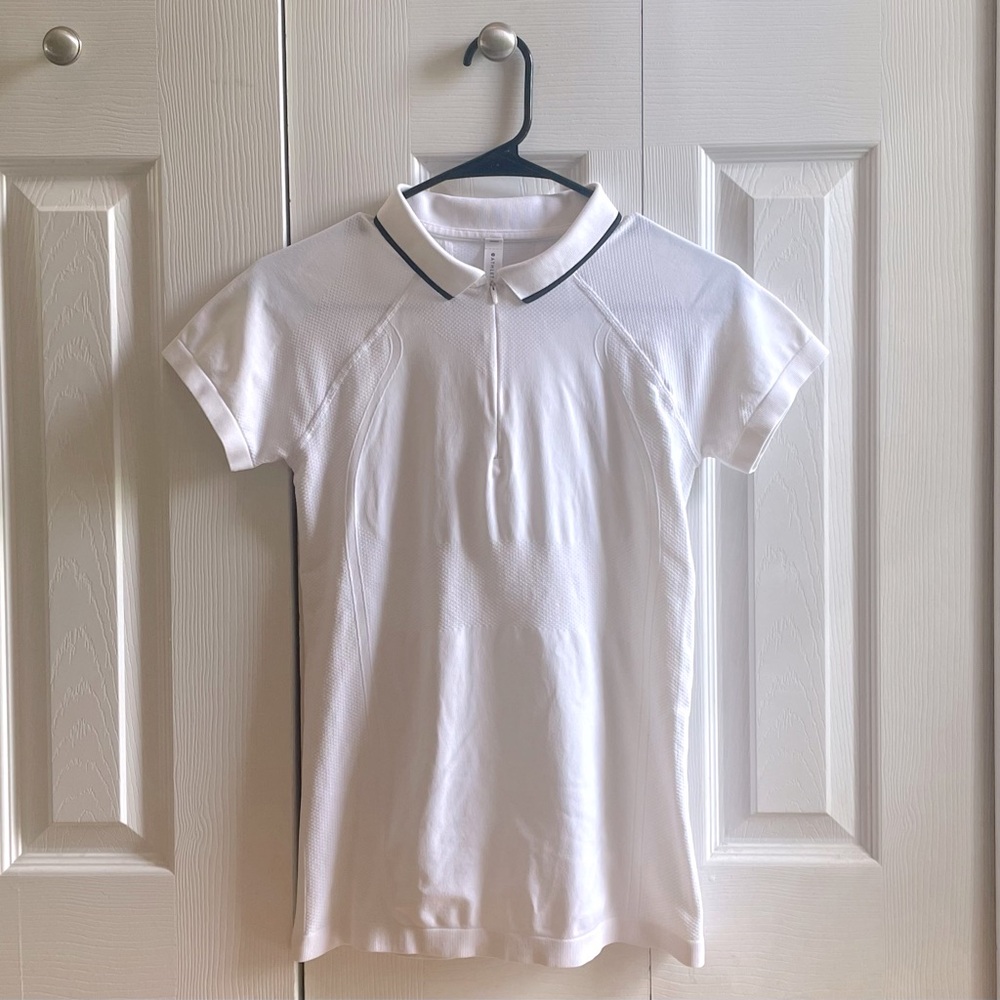 Athleta: Momentum Polo Tee